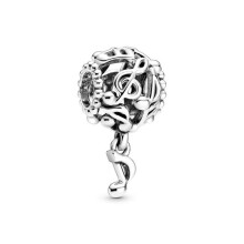 (A072) 925 Silver Pendant Fit Original Brand 1:1 for Women Cherry Beads Chameleon Parrot Pink Turtle Compatible with Bracelet Handmade Jewelry Summer Novelty