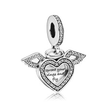 (A108) 925 Silver Pendant Fit Original Brand 1:1 for Women Cherry Beads Chameleon Parrot Pink Turtle Compatible with Bracelet Handmade Jewelry Summer Novelty