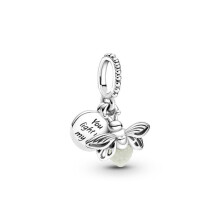 (A035) 925 Silver Pendant Fit Original Brand 1:1 for Women Cherry Beads Chameleon Parrot Pink Turtle Compatible with Bracelet Handmade Jewelry Summer Novelty