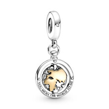 (A054) 925 Silver Pendant Fit Original Brand 1:1 for Women Cherry Beads Chameleon Parrot Pink Turtle Compatible with Bracelet Handmade Jewelry Summer Novelty