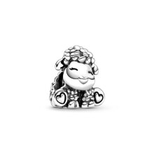 (A106) 925 Silver Pendant Fit Original Brand 1:1 for Women Cherry Beads Chameleon Parrot Pink Turtle Compatible with Bracelet Handmade Jewelry Summer Novelty