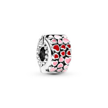 (A023) 925 Silver Pendant Fit Original Brand 1:1 for Women Cherry Beads Chameleon Parrot Pink Turtle Compatible with Bracelet Handmade Jewelry Summer Novelty