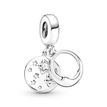 (A085) 925 Silver Pendant Fit Original Brand 1:1 for Women Cherry Beads Chameleon Parrot Pink Turtle Compatible with Bracelet Handmade Jewelry Summer Novelty