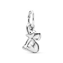 (A102) 925 Silver Pendant Fit Original Brand 1:1 for Women Cherry Beads Chameleon Parrot Pink Turtle Compatible with Bracelet Handmade Jewelry Summer Novelty