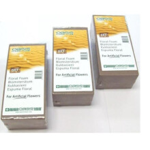 Natural Oasis Dry Foam Brick - Set of 3 - Ideal For Hobby Floral Craft