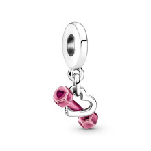 (P159) New 925 Sterling Silver Apple Hot Air Balloon Women Heart Pendant Charm Fit Original Brand 1:1 Logo Bracelet Women Jewelry Gift DIY