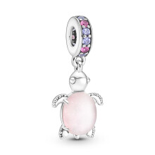 (P26) New 925 Sterling Silver Apple Hot Air Balloon Women Heart Pendant Charm Fit Original Brand 1:1 Logo Bracelet Women Jewelry Gift DIY