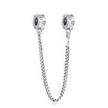 (B424) 64 Style 925 Silvering Safety Chain Mom Amour Clover Sea Dangle Charms Beads Fit Original Pan Brand 1:1 Logo Bracelet DIY Woman Jewelry