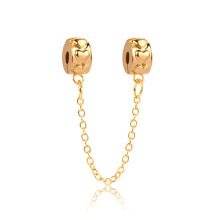 (A1107) 64 Style 925 Silvering Safety Chain Mom Amour Clover Sea Dangle Charms Beads Fit Original Pan Brand 1:1 Logo Bracelet DIY Woman Jewelry