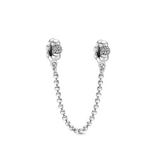 (A1879Y) 64 Style 925 Silvering Safety Chain Mom Amour Clover Sea Dangle Charms Beads Fit Original Pan Brand 1:1 Logo Bracelet DIY Woman Jewelry