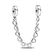 (B1072bai) 64 Style 925 Silvering Safety Chain Mom Amour Clover Sea Dangle Charms Beads Fit Original Pan Brand 1:1 Logo Bracelet DIY Woman Jewelry