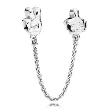 (A1783) 64 Style 925 Silvering Safety Chain Mom Amour Clover Sea Dangle Charms Beads Fit Original Pan Brand 1:1 Logo Bracelet DIY Woman Jewelry