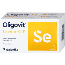 Galenika Oligovit Se Capsules, Selenium + Vitamins A, C & E, 30 pcs