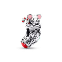 (SS0937) Christmas Tree Reindeer Gingerbread Man Charm Beads Fit Original 925 Sterling Silver Pendant Bracelet DIY Jewelry Christmas Gift