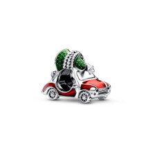 (SS0940) Christmas Tree Reindeer Gingerbread Man Charm Beads Fit Original 925 Sterling Silver Pendant Bracelet DIY Jewelry Christmas Gift