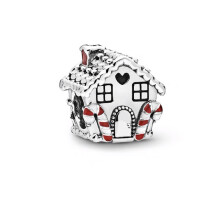 (SS0489) Christmas Tree Reindeer Gingerbread Man Charm Beads Fit Original 925 Sterling Silver Pendant Bracelet DIY Jewelry Christmas Gift