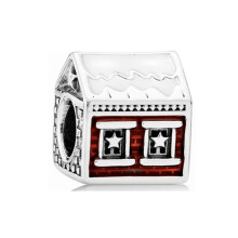 (SS1688) Christmas Tree Reindeer Gingerbread Man Charm Beads Fit Original 925 Sterling Silver Pendant Bracelet DIY Jewelry Christmas Gift