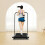 Folding Treadmill with LED Display Grey 6