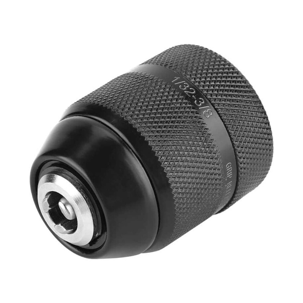 Keyless Drill Chuck 3/8" Thread 0.8Mm-10Mm Metal Locking Function Compatible With Hand Electric Drills 6447073431173