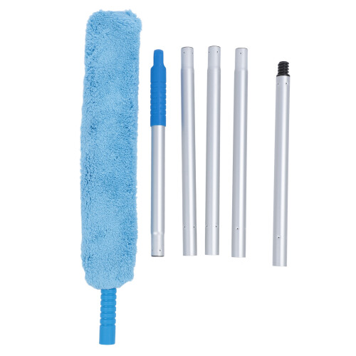 Extendable Dust Brush with Bendable Head, Coral Fleece, 512g 2
