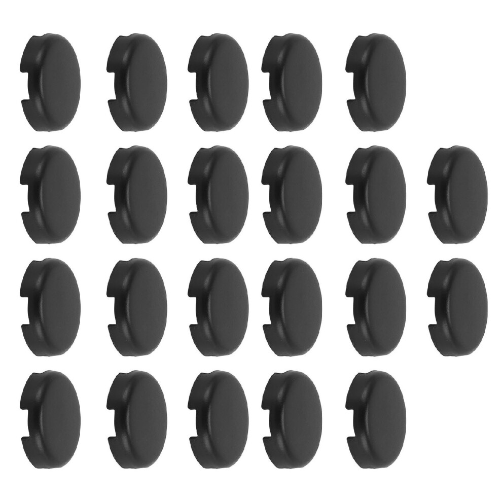 18Pcs Abs Keycaps For Cross Switches, 20.2Mm, Anti-Slip Black 9361346407689