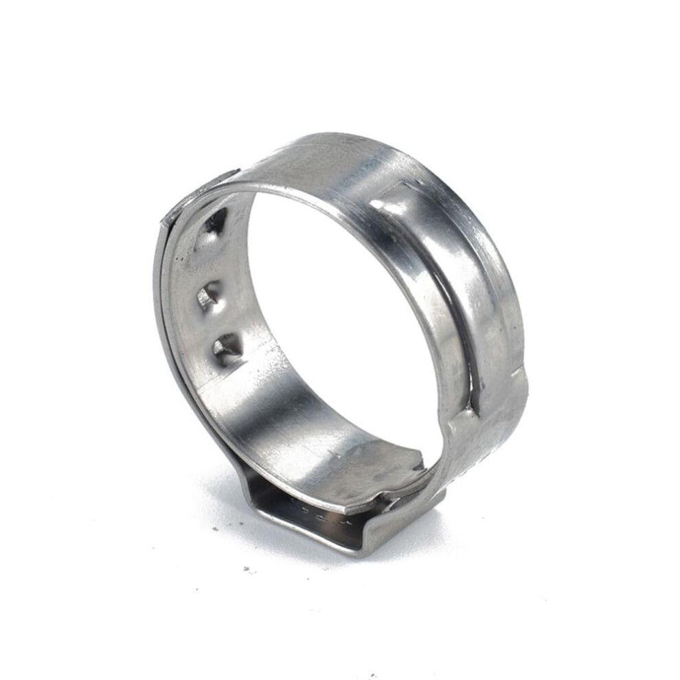 304 Stainless Steel Single Ear Hose Clamp Assortment Kit, 50 Pcs 5.3-42Mm For Hose Sealing, Pipe Clips 5.3-6.5Mm 6038364103666