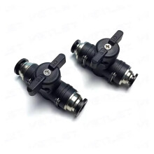 Throttle Valve BUC5/32 Air Flow Speed Control Valve 1/4 5/16 3/8 1/2 Inline Pneumatic Joint Water Pipe