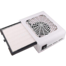60w Powerful Nail Dust Collector Machine for Manicure Vacuum Cleaner for Nail Art Nail Fan Dust Suction 3 Leds for Lighting 560m