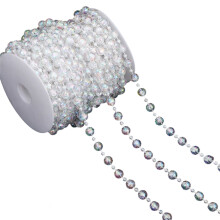 Plastic Bead Chain For Necklace Bracelet-Facesection bal10AB