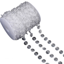 Bead Chain Clear Plastic Craft Bead String-14 14 Transparent co