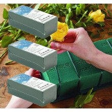 3 Green Wet Foam Oasis Bricks For Fresh Floral Crafts Flower Arranging