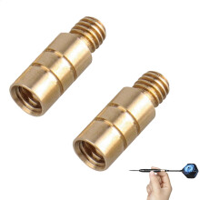 2PCS Brass Dart Weight Add Accentuator Tool, 2BA Thread Copper Darts Weight Adjuster, 2g Adjustable Dart Accessories