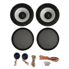 4 Pcs Coaxial Car Speaker 180W Tweeter Subwoofer
