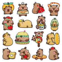 16Pcs Cartoon Animal Embroidery Appliques Iron On Patches
