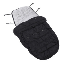 Universal Baby Stroller Footmuff Warm Windproof Cotton 40x85cm Black