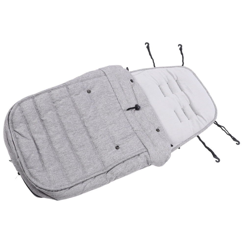 Baby Stroller Footmuff Windproof Cotton, 40X85cm Gray