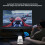 Adjustable 1080P HD Projector with 150in Screen and Wireless Compatibility 5