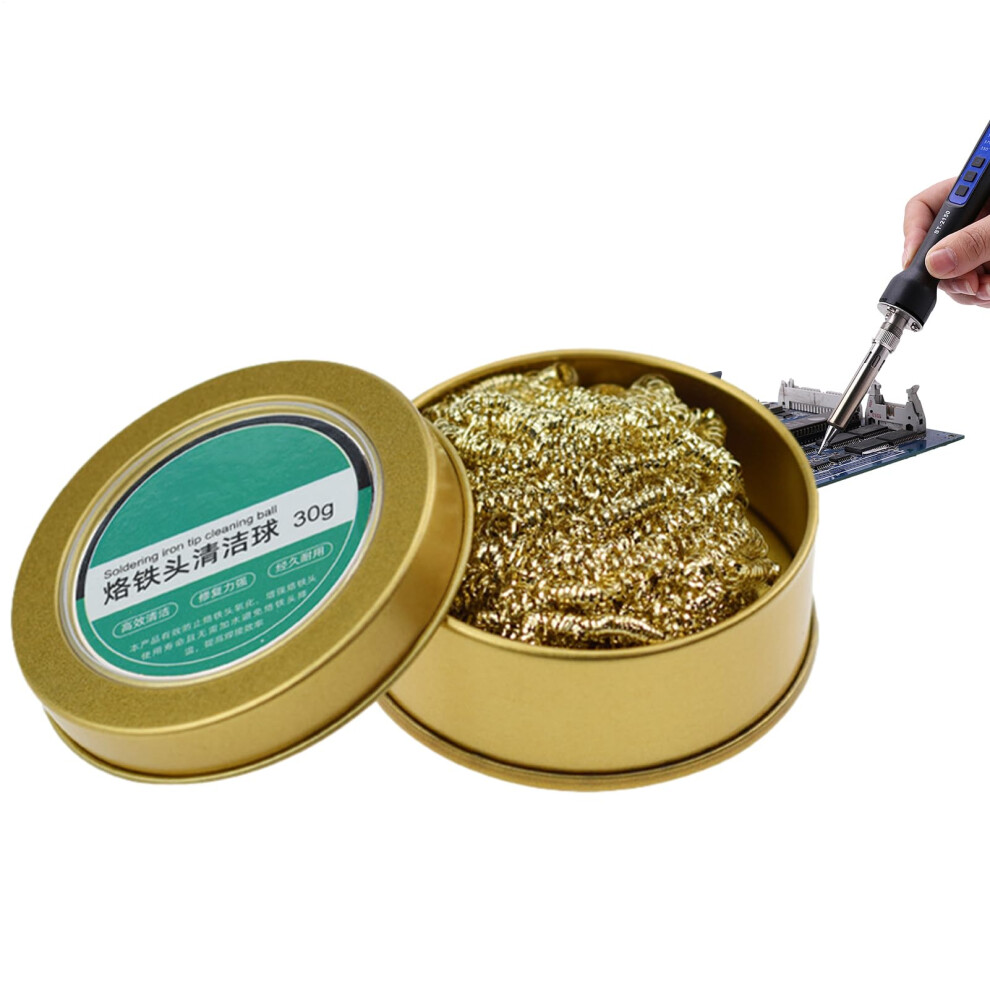 Soldering Iron Tip Cleaner Set, Portable Multi-Touch High-Temperature Resistant Spiral Cleaner For Efficient Soldering Tips 9084446737622