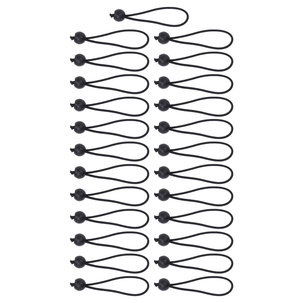 25 Pack 15Cm Bungee Balls Elastic Cord Ties For Camping & Tarp Storage 8381346413498