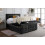 (Single, Black) Cuba Velvet Bedframe with Memory Mattress & Optional Ottoman Storage 3