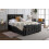(Single, Black) Cuba Velvet Bedframe with Memory Mattress & Optional Ottoman Storage 1