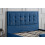 (Single, Blue) Cuba Velvet Bedframe with Memory Mattress & Optional Ottoman Storage 4