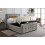 (Single, Silver) Cuba Velvet Bedframe with Memory Mattress & Optional Ottoman Storage 3