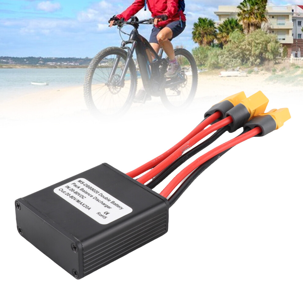 Double Battery Discharge Converter Dc20-80V Xt60 Dual Battery Parallel Module Adapter 5021346413878