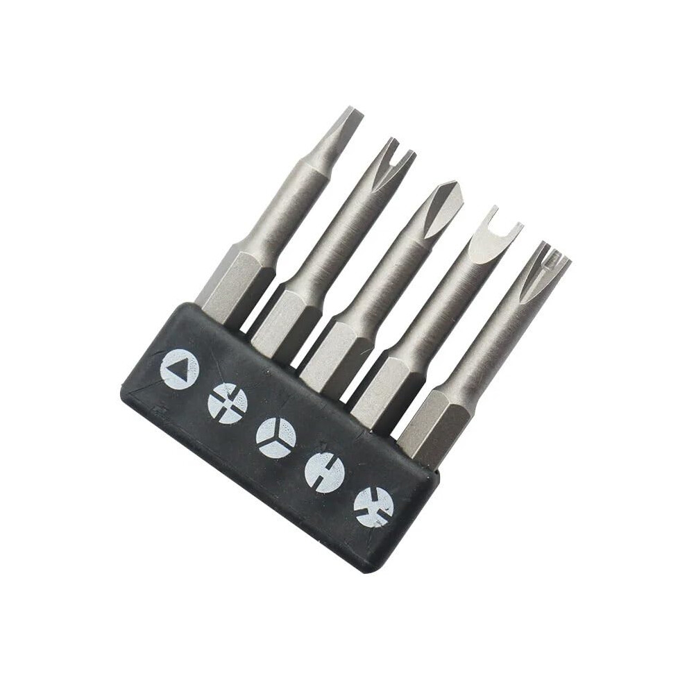 Drill Bit Sets 5Pcs Special-Shaped Screwdriver Bits U-Shaped Y Shape Triangle Inner Cross For Precision Fastening Tools 6038364104670