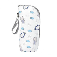 3X Warmer Bag Nursing Tote for Breast Milk Storage, Cartoon White Design, Ideal for Baby and Toddler Drinking