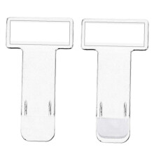 Car Vehicle Parking Ticket Permit Holder Clip Kit for Windscreen Window Fastener - 2pcs Waterproof Plastic Accessories
