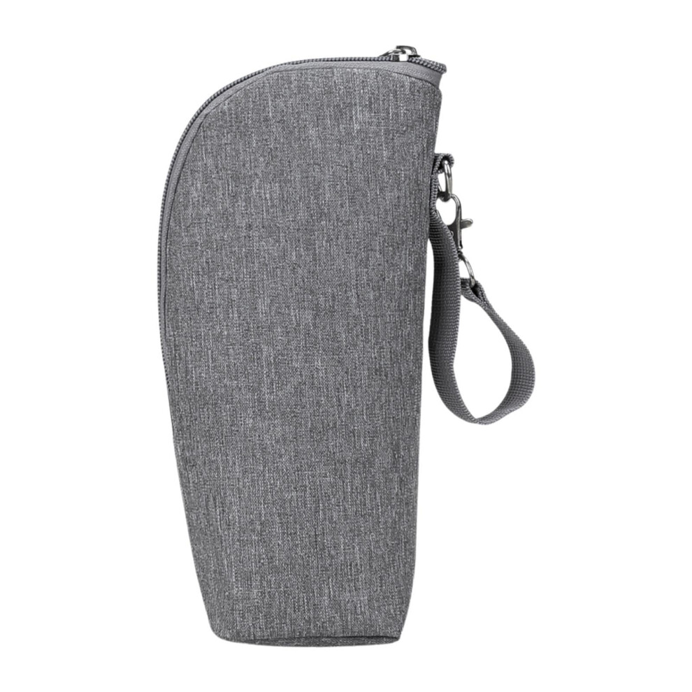 Bottle Bag Breastmilk Cooler Bag - Lightweight Portable Insulated Thermal Nursing Bottle Cooler For Car, Gray