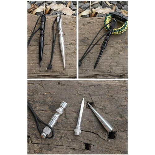 Paracord Knotter Tools - 47 Gram Silver Weaving Needles for Lacing and Stitching Projects 2