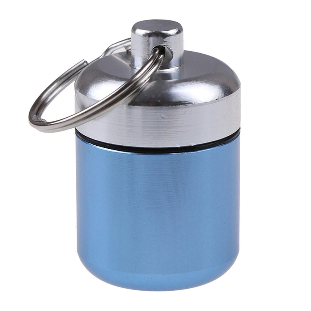 Keychain For Pill Holder Portable Aluminum Alloy Waterproof-3 7755000069207